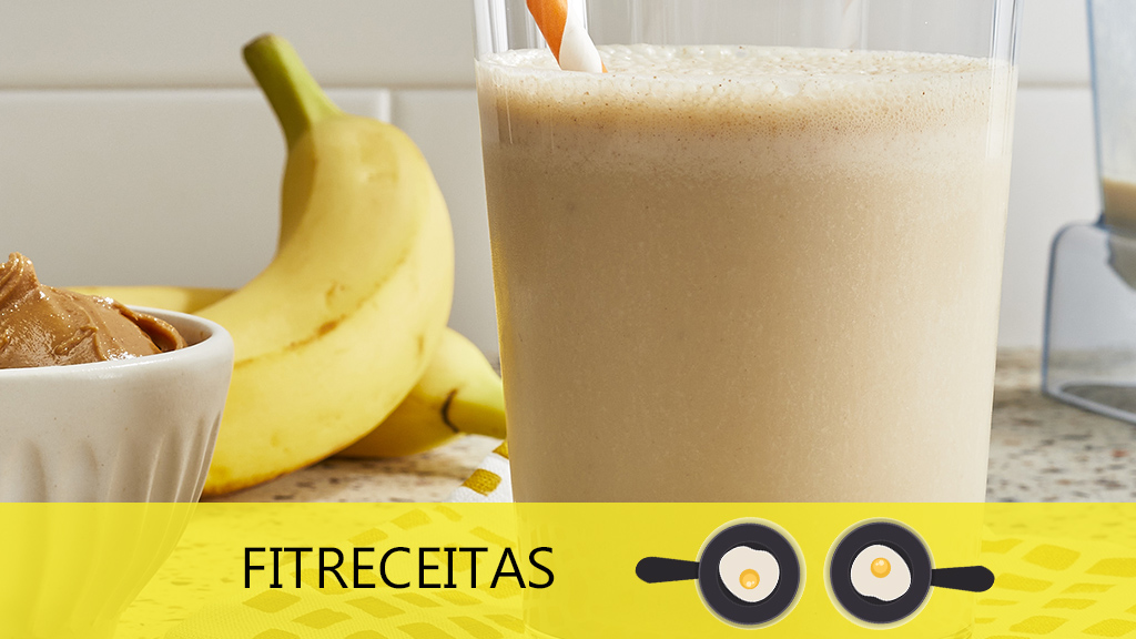 Smoothie De Banana Com Pasta De Amendoim