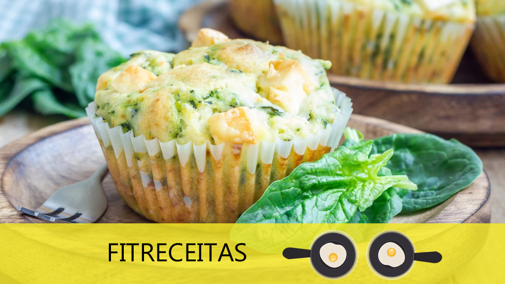 Muffins de Espinafre e Queijo