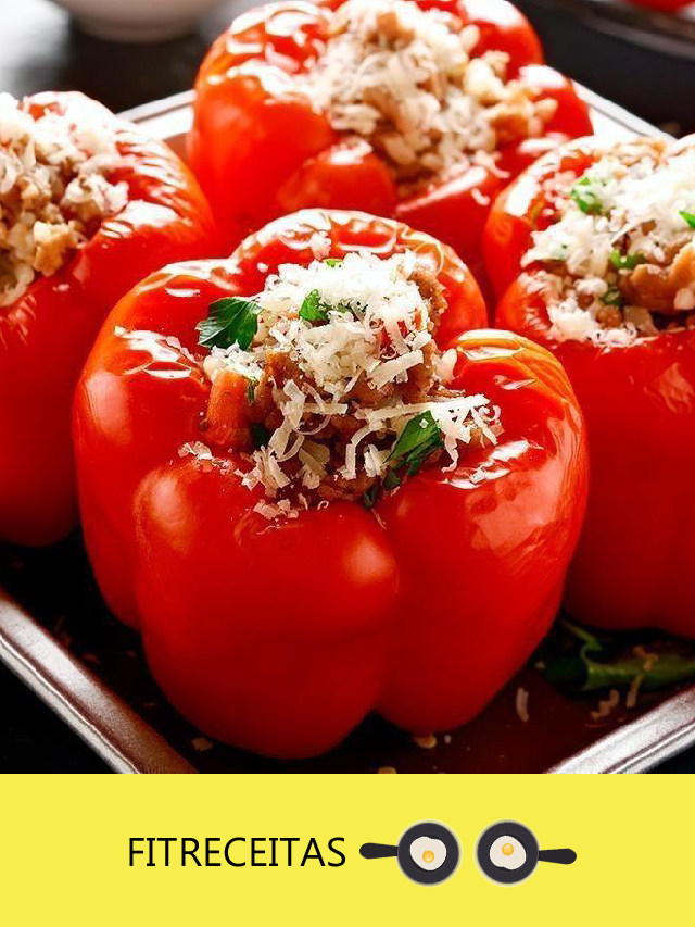  Esta receita de pimentão recheado na Airfryer combina praticidade e sabor em um prato saudável e nutritivo.
