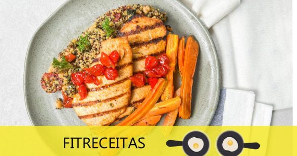 Frango Grelhado com Quinoa de Ervas