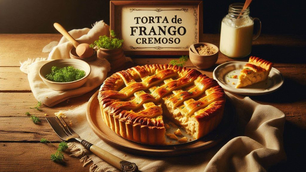 Torta de Frango Cremosa: Simples e Deliciosa! 🍗🥧