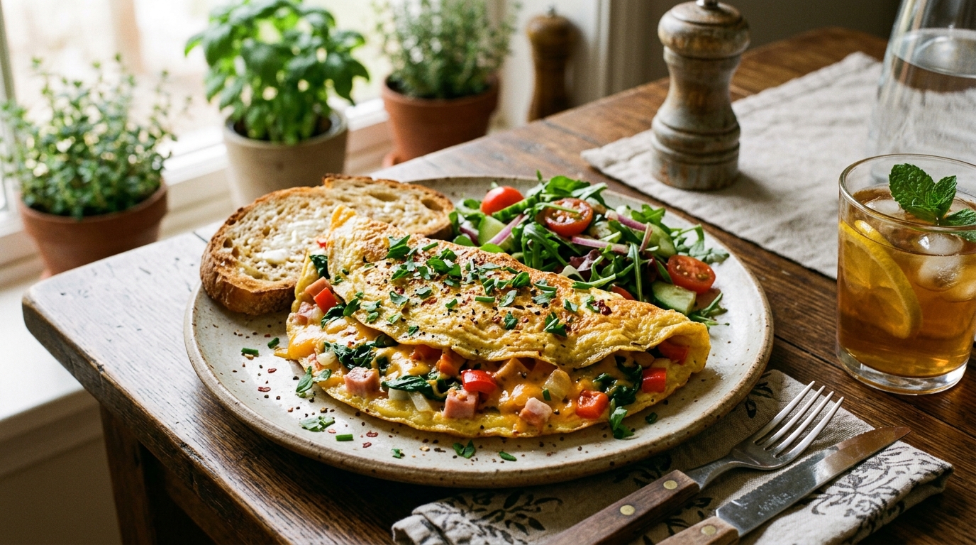 Aprenda a Fazer uma Saborosa Receita de Omelete Caseiro para Almoço