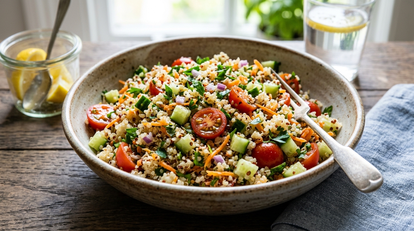 Deliciosa Salada de Quinoa: Uma Receita Fit e Nutritiva
