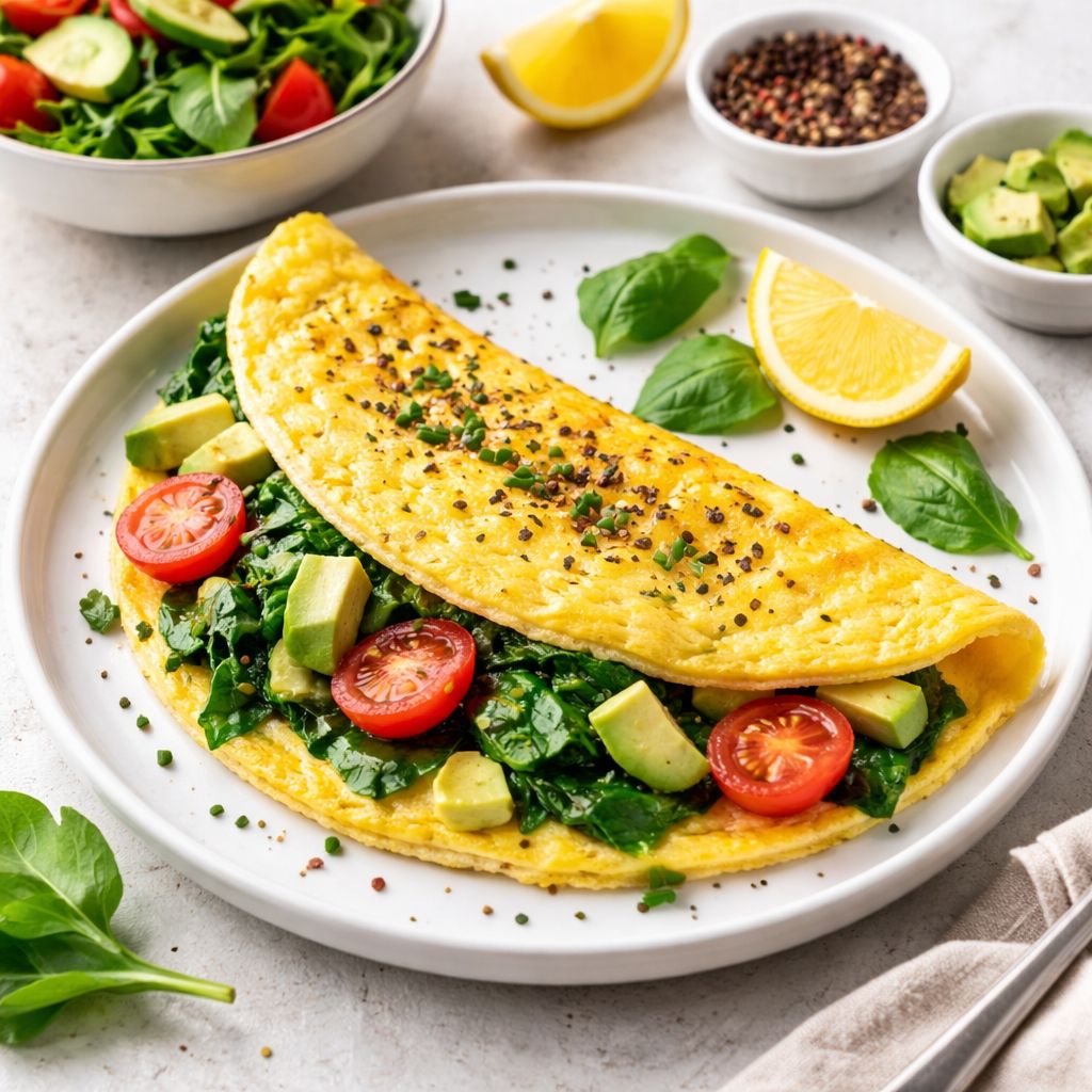 Omelete Fit com Poucos Ingredientes: Simples e Nutritiva!