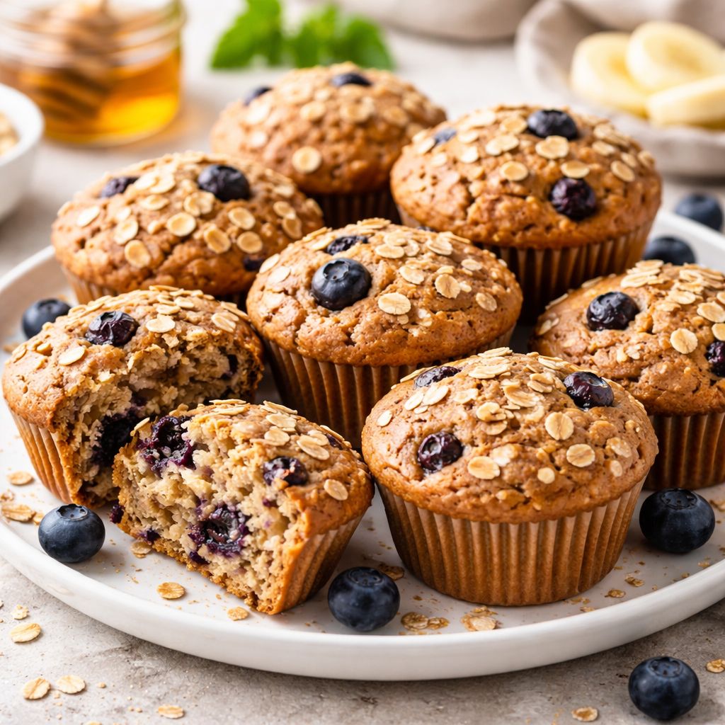 Como fazer muffin de aveia rápido para emagrecer