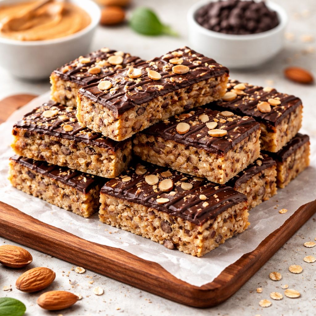 Receita de Barrinha de Proteína Fit para a Semana Toda