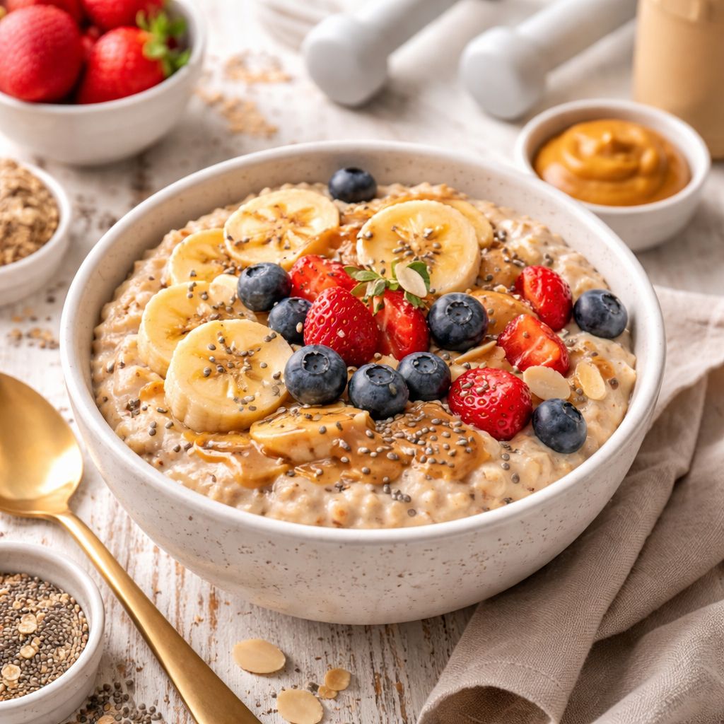 Receita de Mingau de Aveia Fit para o Pré-Treino: Energia e Sabor na Medida Certa
