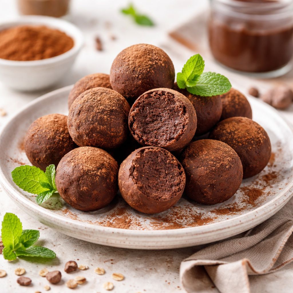 Como fazer trufa de chocolate fit leve com poucos ingredientes