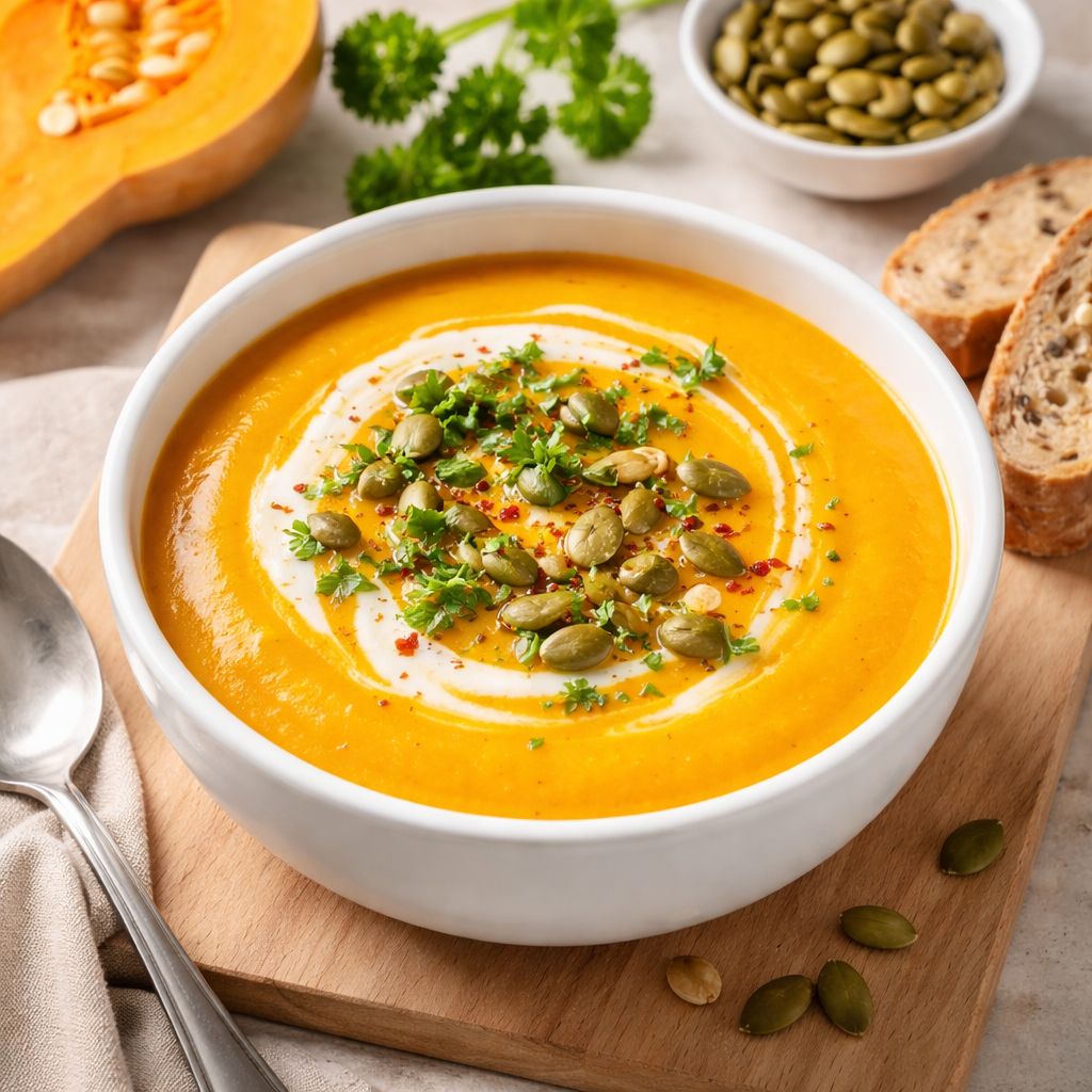 Receita de Creme de Abóbora Rápido para o Lanche da Tarde