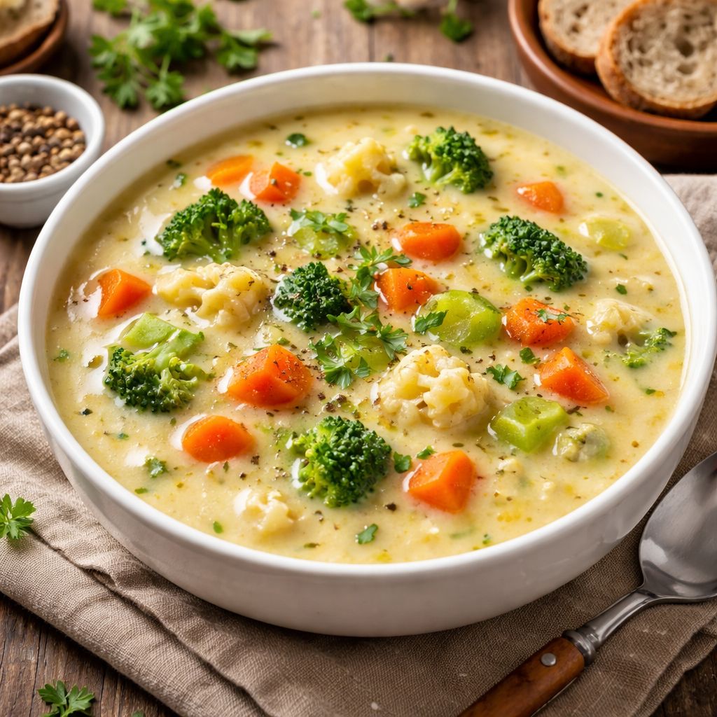 Sopa Cremosa de Legumes: Conforto em Cada Colher