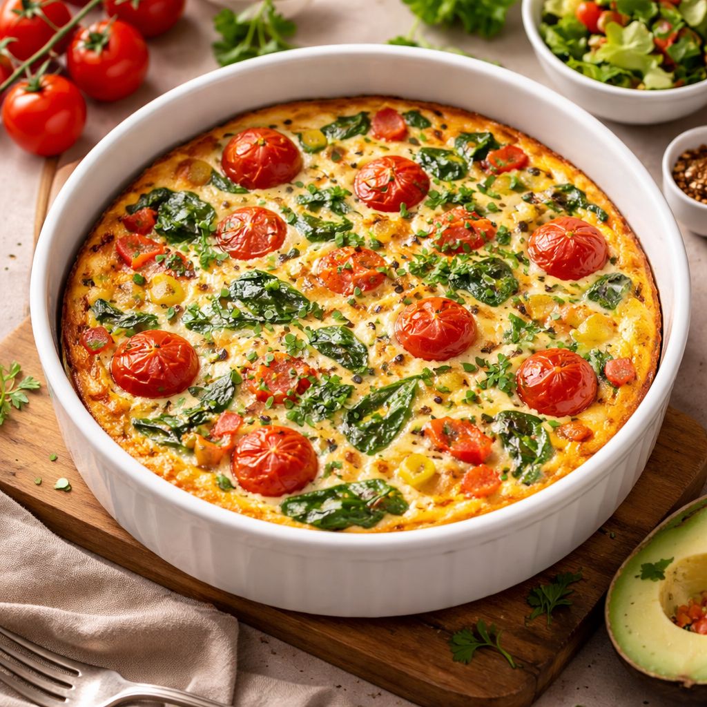 Como fazer omelete de forno leve em 10 minutos: Prática e Saborosa