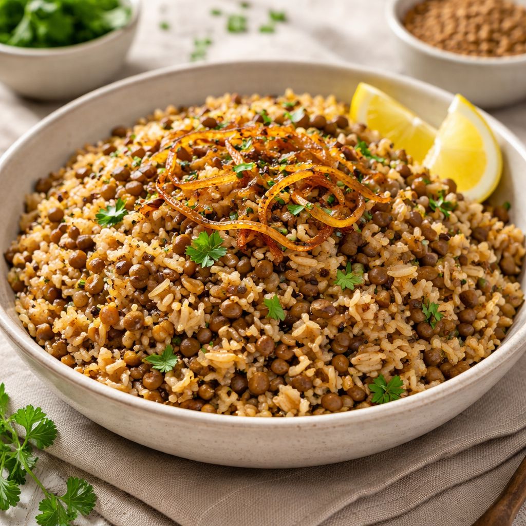 Receita barata para o dia a dia: Arroz de Lentilha