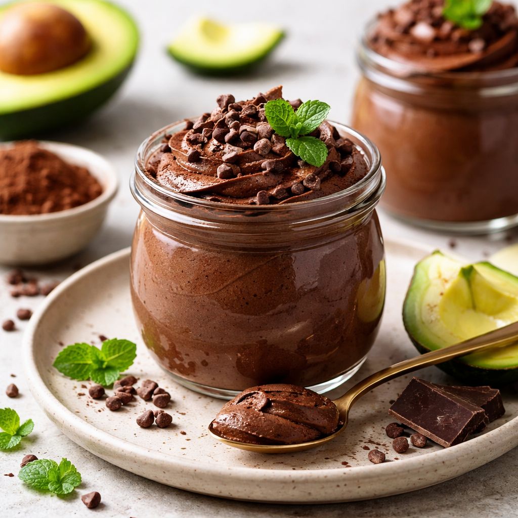 Sobremesa Fit Sem Açúcar: Mousse de Abacate com Cacau
