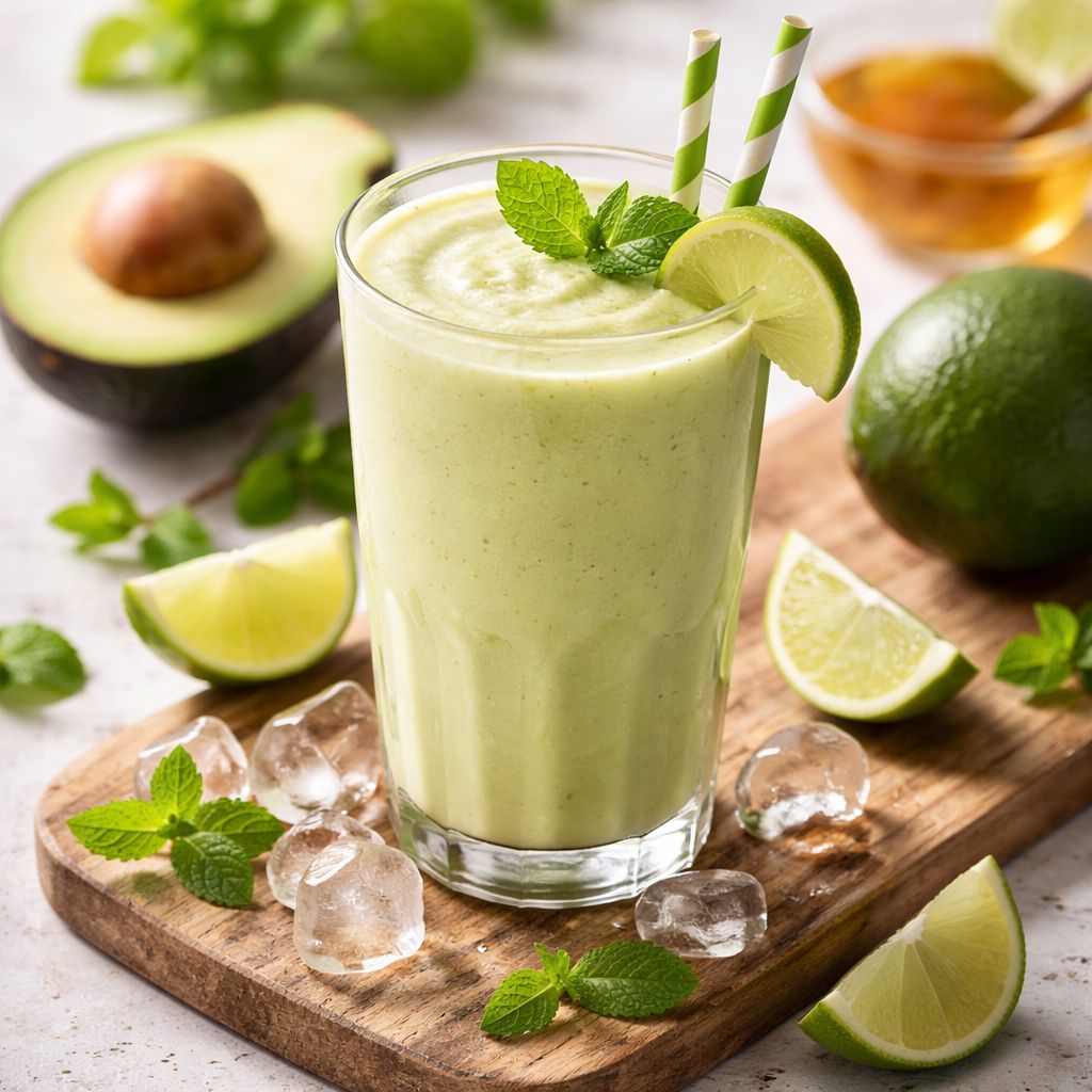 Vitamina de Abacate Leve e Refrescante: O Combate ao Calor